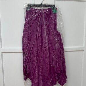Elegant Purple Women's Skirt and top SET